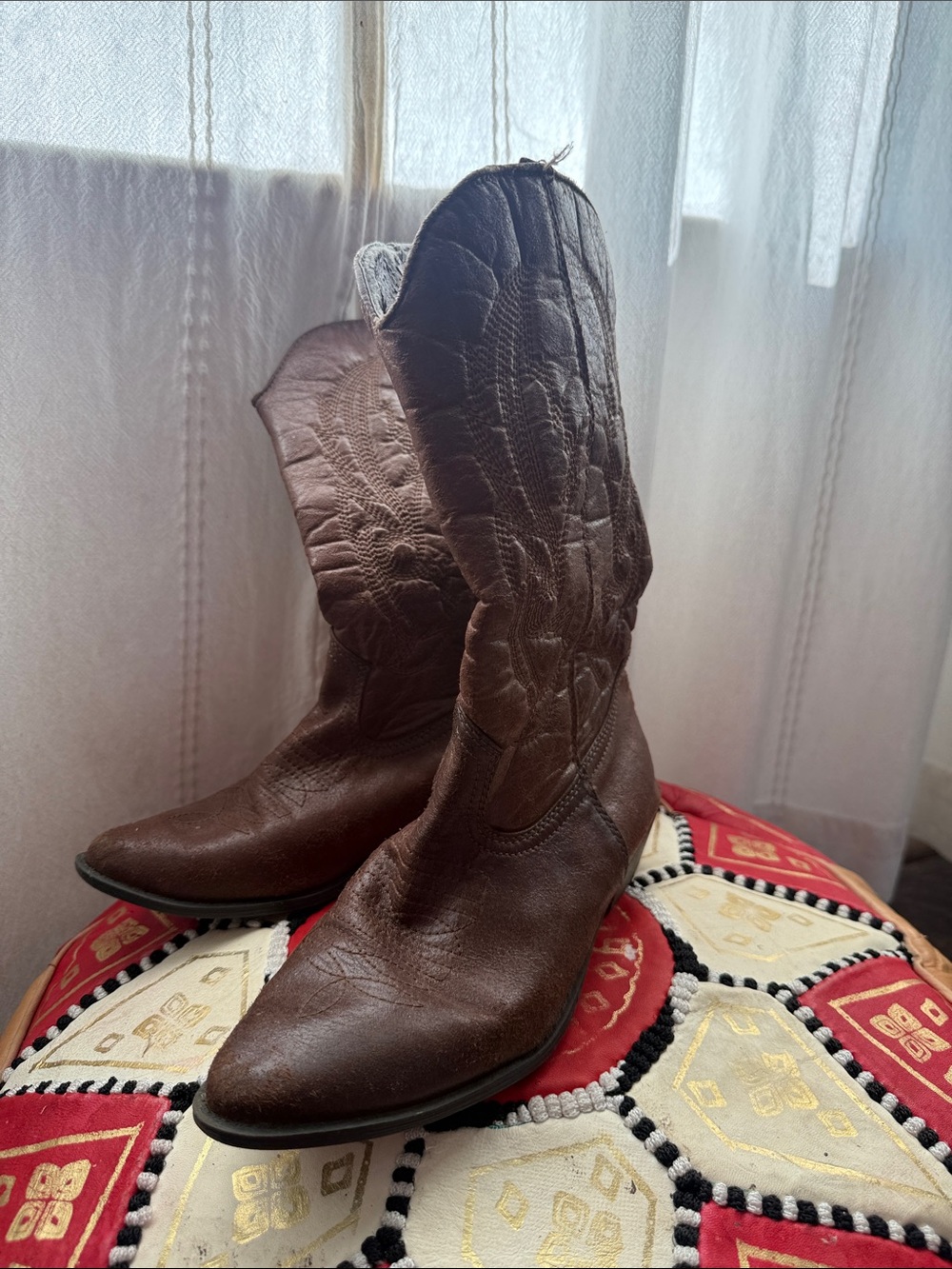 Coconuts by Matisse Brown Leather Western Boots